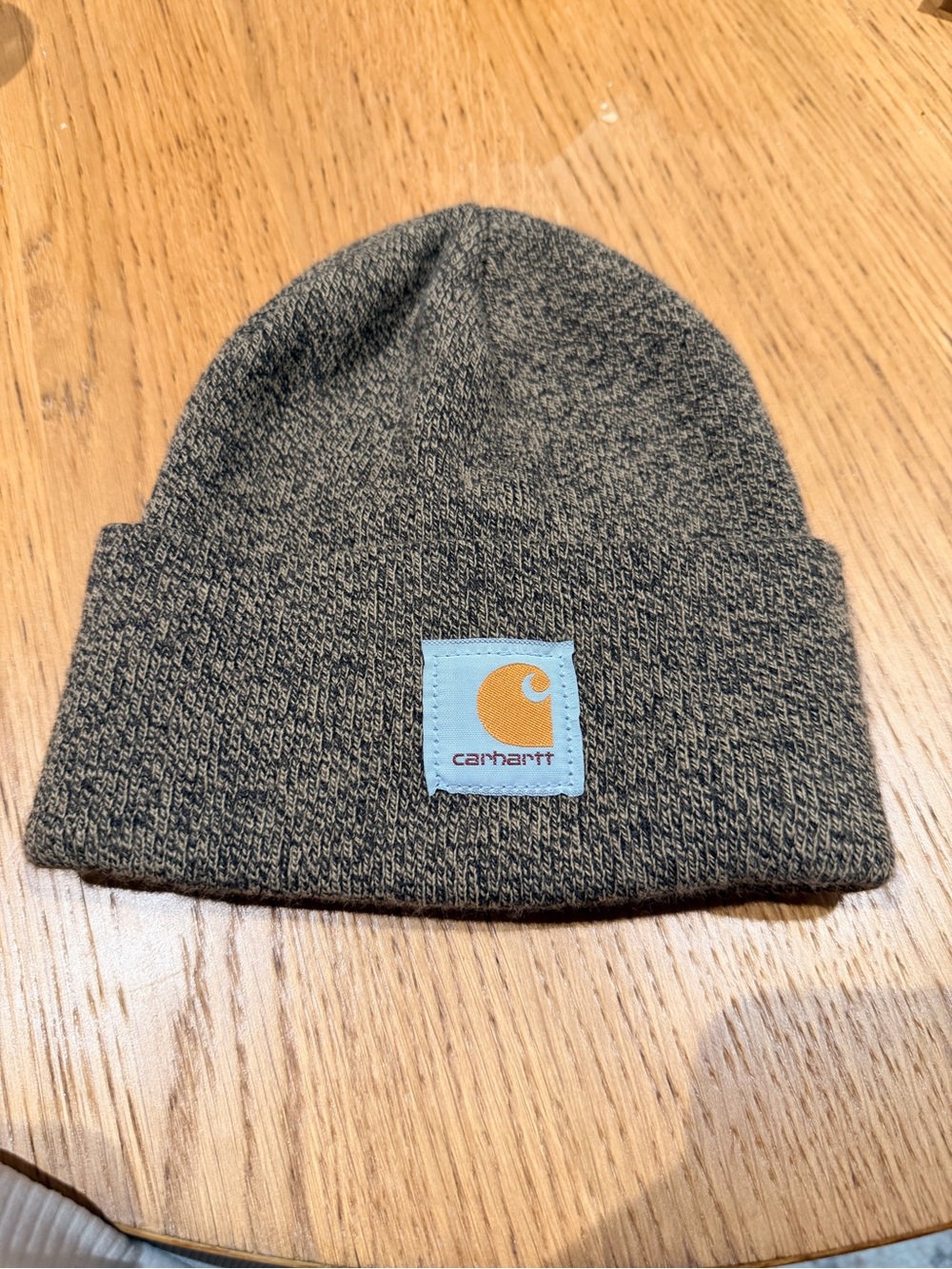 Carhartt Olive/Gray Marled Cuffed Beanie